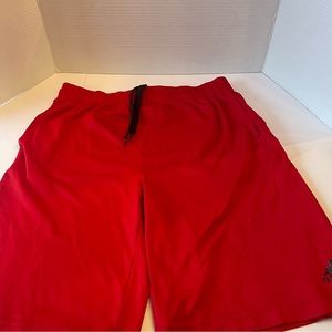 Adidas Red Basketball Drawstring Gently Used Shorts